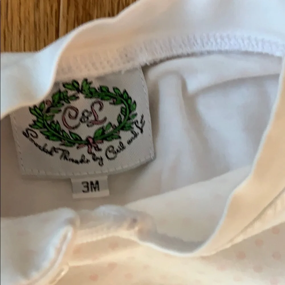Cecil and Lou Monogrammed “rKm” Pajamas 3 Months
